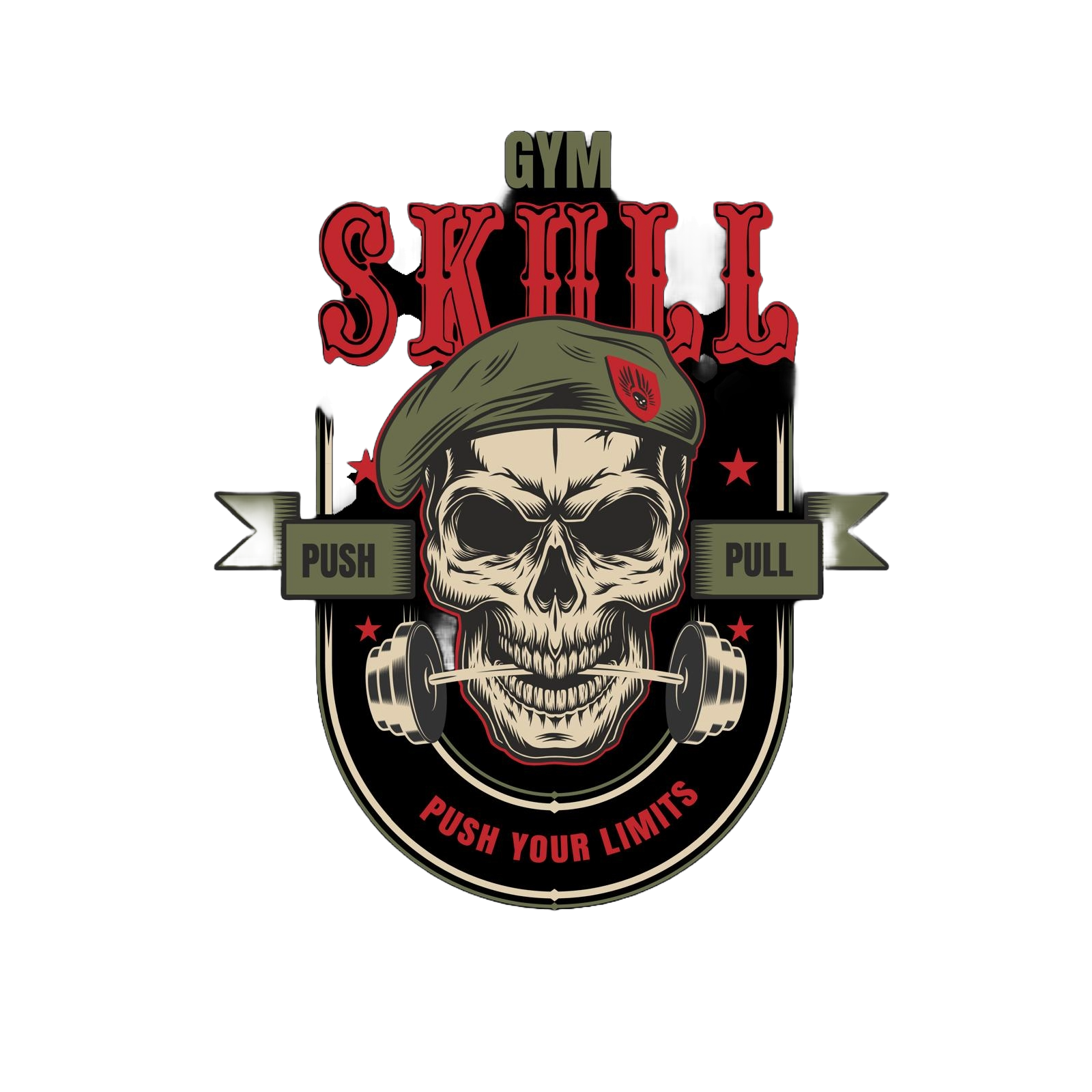GYM Skull Logo
